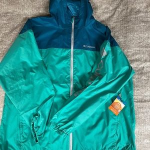 NWT MEN'S COLUMBIA WINDBREAKER SZ XXL